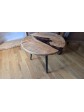 maple burl and epoxy coffee table
